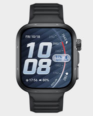 HUAWEI Watch Fit 5 Pro | 1.92 inch 2.5D Sapphire Glass AMOLED Display | Aluminum Alloy | 10 Days Battery Life | 5ATM Water Resistant | 100+ Fitness Modes | Fluoroelastane Strap - Black