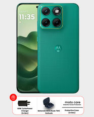 Motorola Moto Edge 70 Fusion 5G 12GB 256GB (68W Charger + Motorola Moto Buds TWS Earbuds + Protective Case) - Pantone Sporting Green
