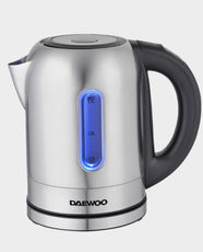Daewoo Stainless Steel Kettle | 1.7L Capacity | 2200W Power | 360º Cordless Jug | Streamline Design | Control with Temperature Presets | Boil-Dry Protection | DEK 1756
