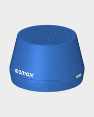 Momax 1-Vibe Go Lite Magnetic Wireless Bluetooth Speaker | Up to 12 Hours Battery Life | Advanced TWS Stereo | IPX4 Waterproof | Hassle-free pairing | Portable and Versatile | Bluetooth 5.4 - Blue