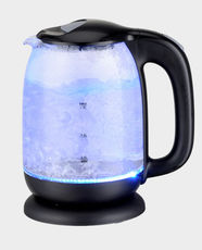 Daewoo Glass Electric Kettle with Blue LED | 1.7L Capacity | 2200W Power | Auto Shut-Off | 360° Swivel Cordless Base | Auto Shut-Off and Boil Dry Protection | LED Illumination | Ergonomic Design | DEK-1792