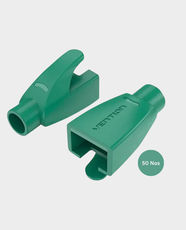 Vention RJ45 Strain Relief Boots (Pack Of 50) | PVC Material | 6.0mm OD Support | Waterproof and Dustproof | Flexible Easy Installation | IODG0-50 - Green