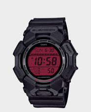 CASIO G-Shock Collection Series Digital Unisex Watch | 200m Water Resistant | Shock Resistant | 5 Daily Alarms | Super Illuminator LED Light | Resin Strap | GD-010BBR-1DR - Black