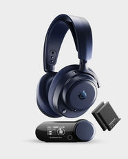 SteelSeries Arctis Nova Pro Wireless Omni Gaming Headset | Up to 60 Hours Battery Life | Hi-Res Audio | OmniPlay | ClearCast Pro AI Noise Cancelling Mic | Infinite Power System | SS-HS-ARC-NOV-PRO-OMNI-M.BL - Midnight Blue