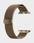 MAGEASY Milanese Watch Loop For Apple Watch S4 - S10 | 44/45/46/49mm - Gold in Qatar