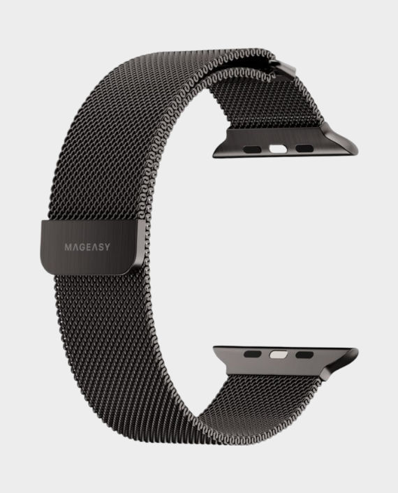 MAGEASY Milanese Watch Loop For Apple Watch S4~S10 | 40/41/42mm - Natural