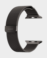 MAGEASY Milanese Watch Loop For Apple Watch S4-S10 | 40/41/42mm - Natural in Qatar
