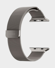 MAGEASY Milanese Watch Loop For Apple Watch S4 - S10 | 40/41/42mm - Slate in Qatar