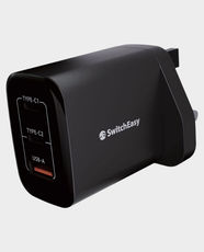 Switcheasy Powerbuddy 5.0 GaN Compact Wall Charger 67W 3 Ports in Qatar