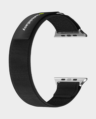 SwitchEasy Flex Woven Nylon Watch Loop for Apple Watch 38/40/41mm - Black in Qatar