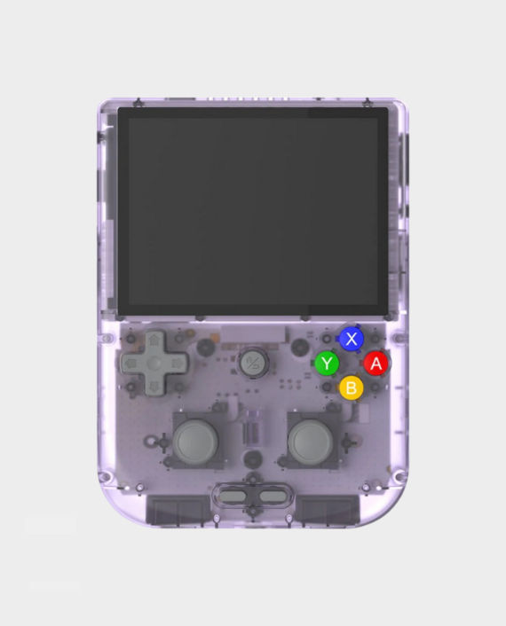 Anbernic RG405V Retro Handheld Gaming Console | 4-inch IPS Display | 128GB Storage | Android 12 - Transparent Purple