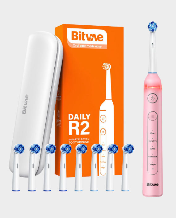 Buy Bitvae D2 Ultrasonic Electric Toothbrush - Pink in Qatar ...