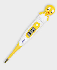 B.Well PRO-06 Flex Digital Thermometer | Flexible Tip | 10-Second Fast Reading | Waterproof Design | °C/°F Switchable | Memory Function | Fever Alarm Beeper | Auto Power Off | Suitable for Children - Duck Edition