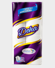 Doha Toilet Roll 2 Ply | 150 Sheets Per Roll - (Pack of 16)