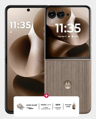 Motorola Razr 60 Ultra 16GB 512GB (Moto Buds+ TWS + Razr 60 Stylish Case + 68 W Turbo Power Charger+ Moto Care 6 Month Screen Protection) - Pantone Mountain Trail