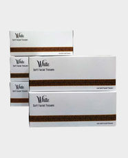 Napico White Soft Facial Tissues | 200 Pulls Per Box - (Pack of 5)