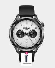 Xiaomi Watch S4 | 1.43-inch AMOLED display | 15 days Battery Life | 5ATM Water Resistant | Bluetooth® 5.3 - Black
