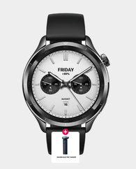 Xiaomi Watch S4 | 1.43-inch AMOLED display | 15 days Battery Life | 5ATM Water Resistant | Bluetooth® 5.3 - Black