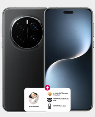Honor Magic 7 Pro 5G 12GB 512GB (Honor Watch 4 + Six Month 360^ Damage Protection + Honor Choice Earbuds Clip + Honor Phone Case) - Black