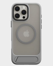 SwitchEasy EasyStand M Stand Guard Protective Case for iPhone 16 Pro Max - Titanium in Qatar