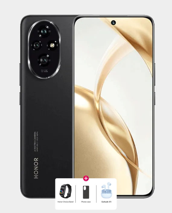 HONOR 200 5G 12GB 512GB (Honor Choice H200 Case + Honor Choice Earbuds X7i + Honor Choice Band for H200) - Black