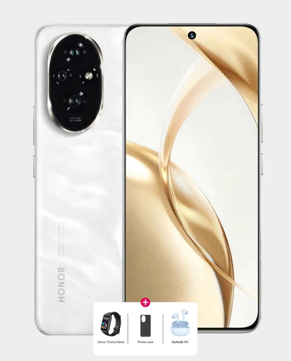 HONOR 200 5G 12GB 512GB (Honor Choice H200 Case + Honor Choice Earbuds X7i + Honor Choice Band for H200) - Moonlight White