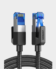 UGREEN CAT-8 Shielded Round Braided 5m Cable Modular Plugs - Black in Qatar