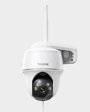 Reolink Argus PT 5MP Wireless Solar Battery Camera with Pan and Tilt | Color Night Vision with Spotlights | 355° Pan and 140° Tilt | Dual-Band Wi-Fi | Two-Way Audio | microSD up to 128GB | Google Assistant Support - White