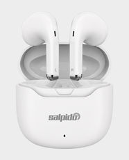 Salpido Earwaves S04 Superior Sound True Wireless Earbuds | Up to 4 Hours Battery Life | Noise Cancellation | Deep Bass | In-Ear Fit Design | Bluetooth 5.3 - White