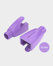 Vention RJ45 Strain Relief Boots (Pack Of 50) | PVC Material | 6.0mm OD Support | Waterproof and Dustproof | Flexible Easy Installation | IODV0-50 - Purple