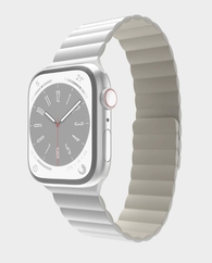 MAGEASY Skin Silicone Watch Band For Apple Watch 44/45/46/49mm - Skywriting in Qatar