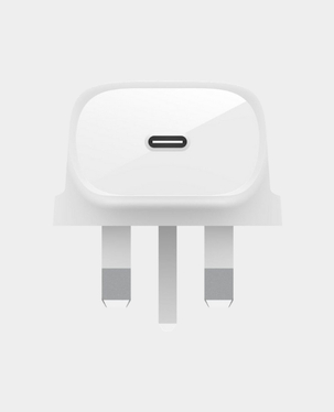 Belkin BoostCharge Wall Charger | 30W | USB-C PD 3.0 | WCA005ZBWH - White