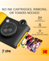 KODAK Smile+ Wireless Digital Instant Print Camera with Effect-changing Lens - Black