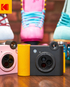 KODAK Smile+ Wireless Digital Instant Print Camera with Effect-changing Lens - Black