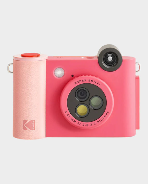 KODAK Smile+ Wireless Digital Instant Print Camera with Effect-changing Lens - Fuchsia