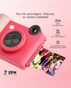 KODAK Smile+ Wireless Digital Instant Print Camera with Effect-changing Lens - Fuchsia