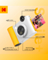 KODAK Smile+ Wireless Digital Instant Print Camera with Effect-changing Lens - White