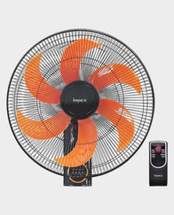 Impex Wall Fan | RPM 1200 | 8 Level Settings | WF 7503 - Black