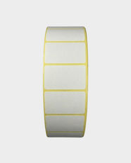 LeStaples Thermal Transfer Label Paper | 5000 Labels | 38mm × 25mm Size | BPA-Free Roll - White