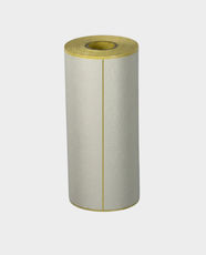 LeStaples Direct Thermal Label Paper | 100 Labels | 100mm × 100mm Size | Premium Coreless Roll - White