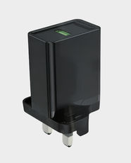 Vention 1-Port USB Wall Charger | 18W Fast Charging Output | Durable PC Shell Material | Nickel-Plated USB Interface | Compact UK Plug Design | Universal Device Compatibility | FABB0-UK - Black