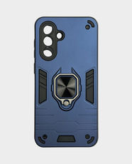 Rugged Back Case with Octa Ring for Samsung Galaxy A17 - Blue