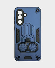 Rugged Back Case with Dual Ring for Samsung Galaxy A56 - Blue