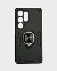 Rugged Back Case with Octa Ring for Samsung Galaxy S25 Ultra - Black