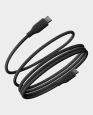 Energea Helix 60 USB-C To USB-C Magnetic Cable | 1.5m Cable Length | 60W Fast Charging | 480Mbps Data Transfer | Fray-Resistant Nylon Woven Mesh - Black