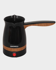 Daewoo Turkish Coffee Maker | 1000W Max Power | 250ml Capacity | LED Illuminated Switch | Cordless and Detachable from Base | Overheat Protections | DTM 8012 - Black