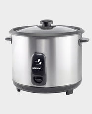 Daewoo Double Layer Rice Cooker | 2.8L Capacity | 1000W Power | Non Stick Coated Inner Bowl | Tempered Clear Glass Lid | Durable Stainless Steel Housing | DRC 9566