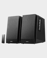 Edifier R1700BT Active 2.0 Bookshelf Speakers | 66W RMS Output | Dual RCA Inputs | DSP & DRC Audio Processing | Remote Control & Side Panel Controls | MDF Wooden Enclosure | Bluetooth 5.1 - Black