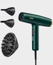 BaByliss Air Power Pro Hair Dryer | 1700W Digital Motor | 2 Styling Concentrators and Curl Diffuser | 3 Speed and 4 Heat Settings | Advanced Ionic Anti-Frizz Technology | Lightweight and Compact Design | D6555DSDE - Black