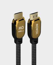 Mowsil HDMI 2.1 Certified Cable | 8K@60Hz Resolution | 5m Length | 48Gbps Ultra High Speed | 24K Gold-Plated HDMI Male to Male | Braided Aluminum Alloy Cable | MOHD235 - Gold